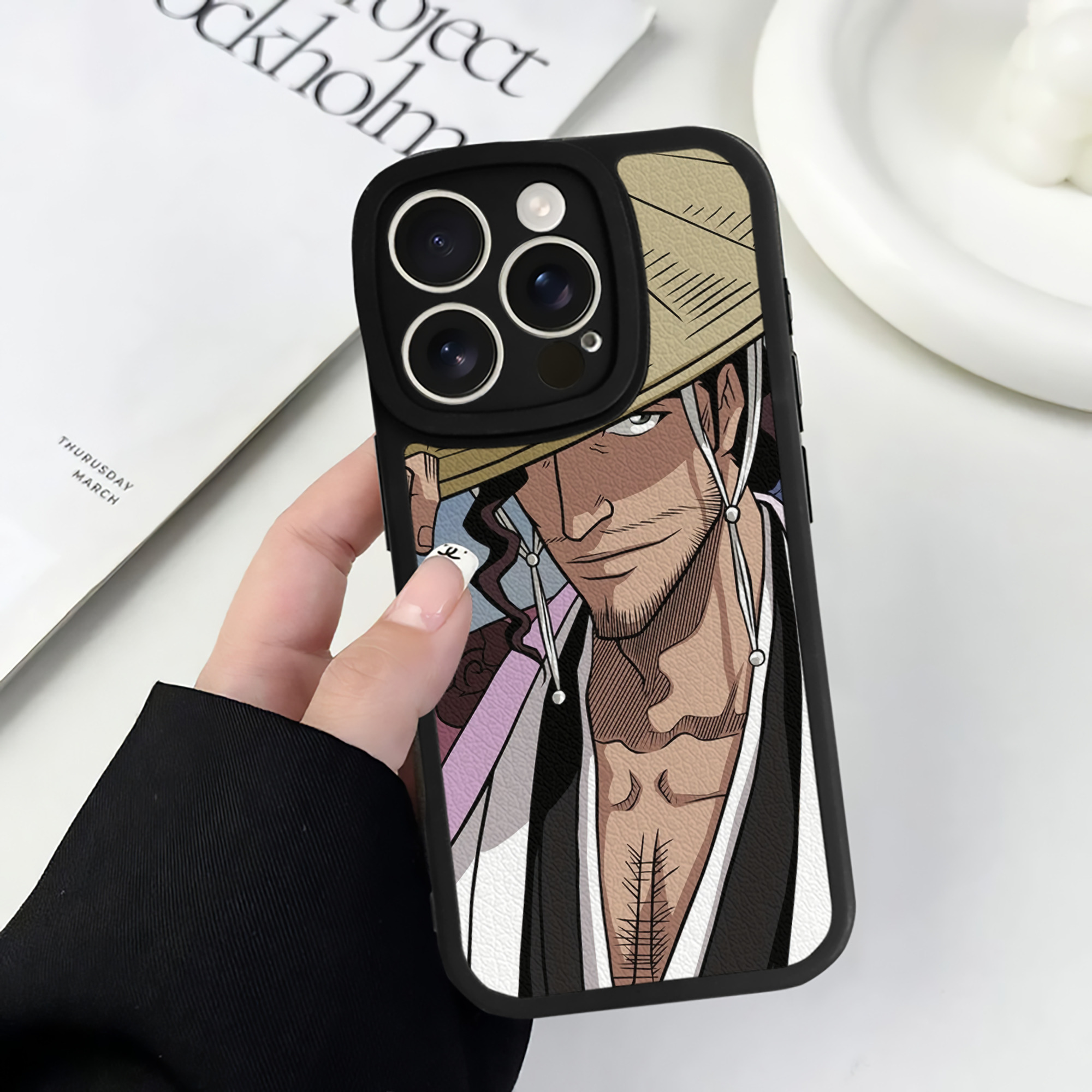 （画像用） ブリーチ BLEACH 【iPhone 16シリーズ対応】シリコンスマホケース（レザー調） 材質：シリコン